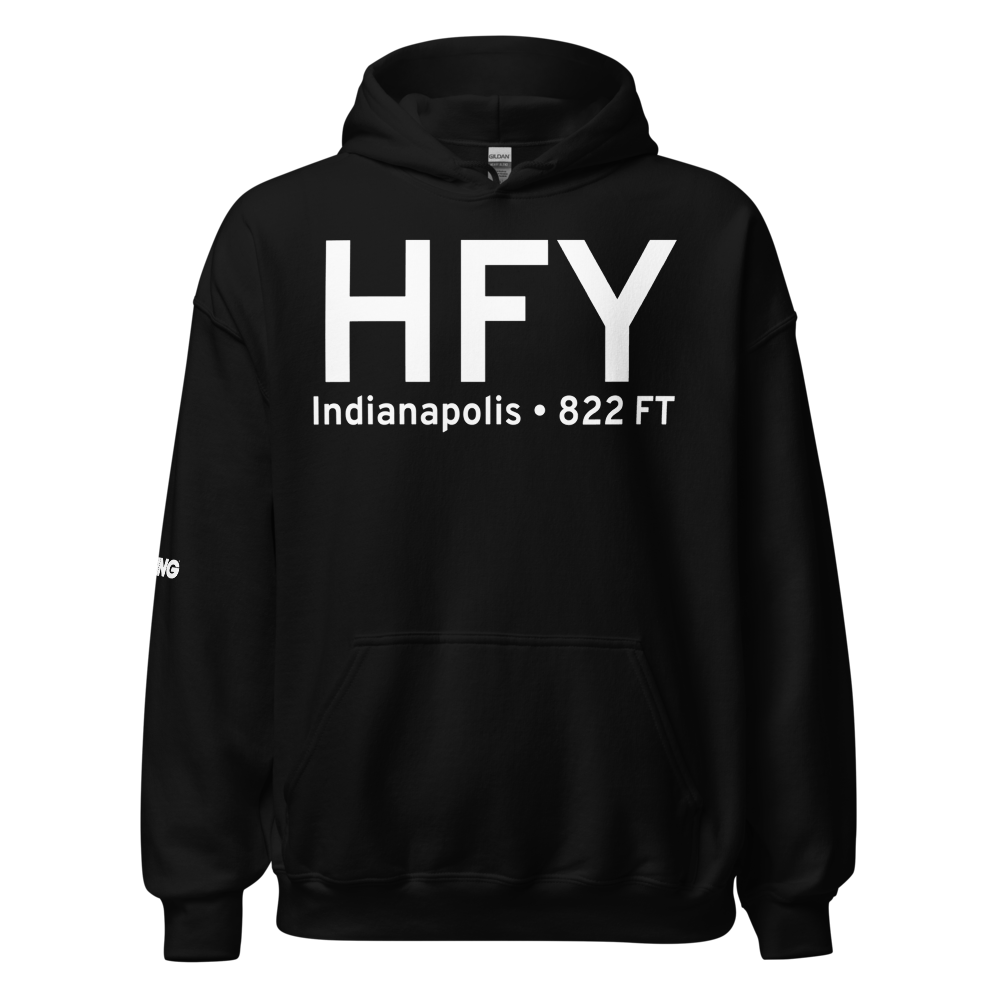 Indianapolis (KHFY) Airport Hoodie Sweatshirt 