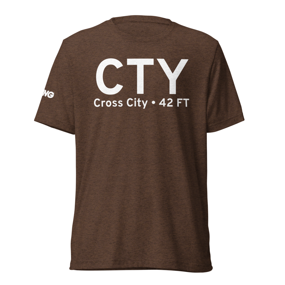Cross City (KCTY) Airport Tri-blend T-Shirt 