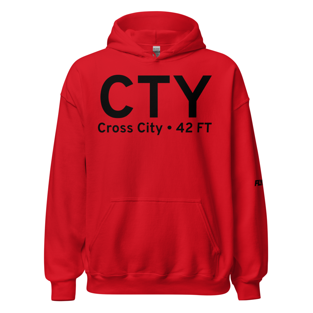 Cross City (KCTY) Airport Hoodie Sweatshirt 