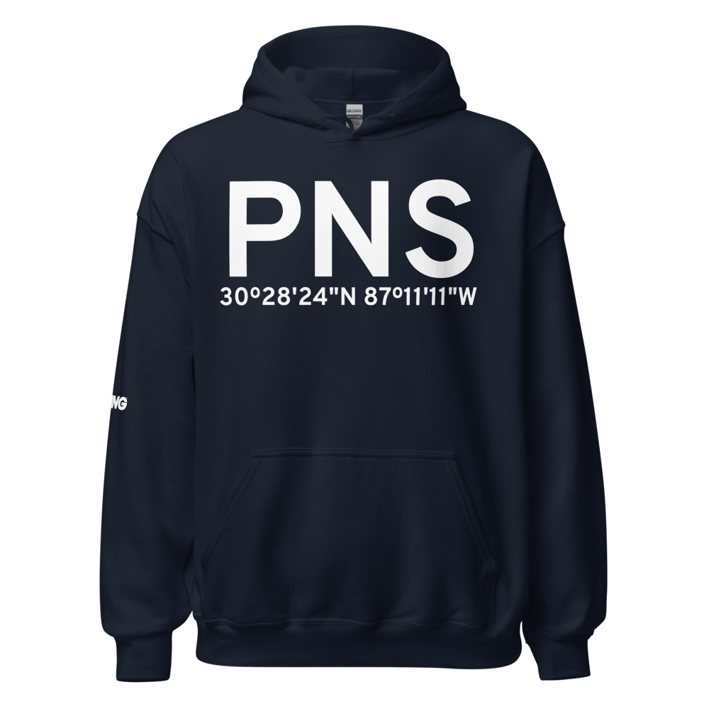 Pensacola (KPNS) Airport Hoodie Sweatshirt 