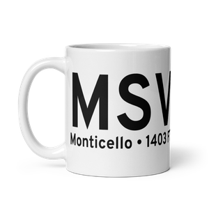 Monticello (KMSV) Airport Mug