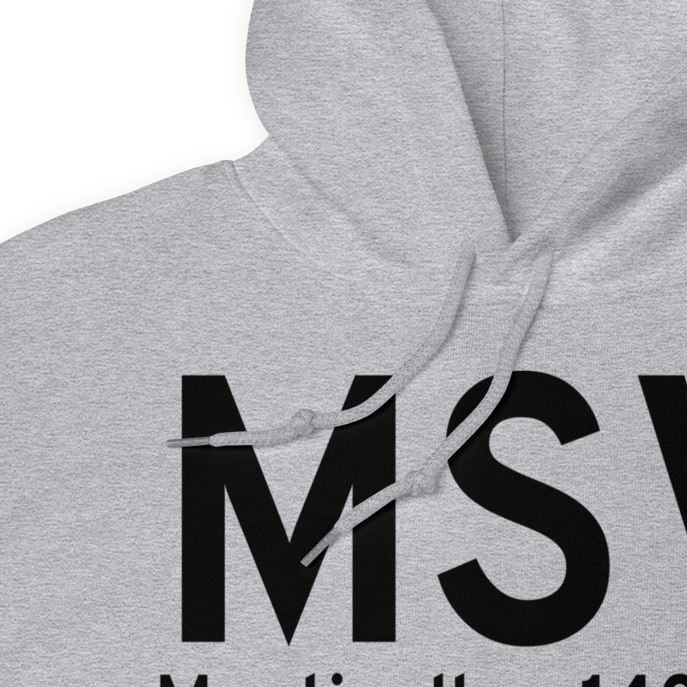Monticello (KMSV) Airport Hoodie Sweatshirt 