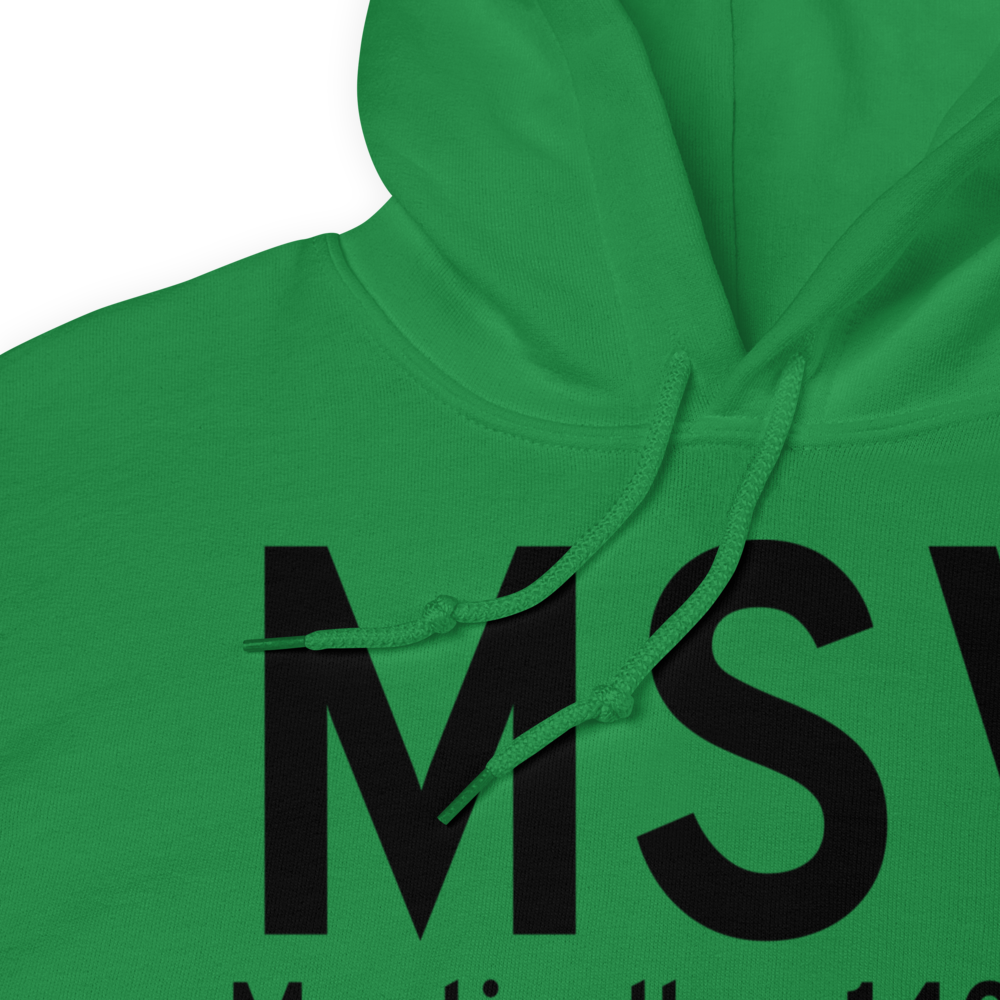 Monticello (KMSV) Airport Hoodie Sweatshirt 