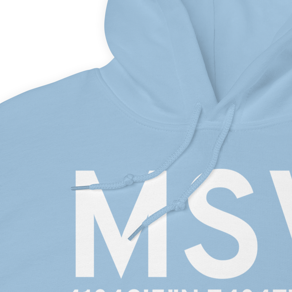 Monticello (KMSV) Airport Hoodie Sweatshirt 