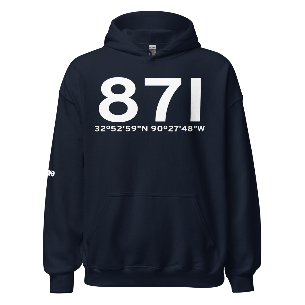 Yazoo City (K87I) Airport Hoodie Sweatshirt 