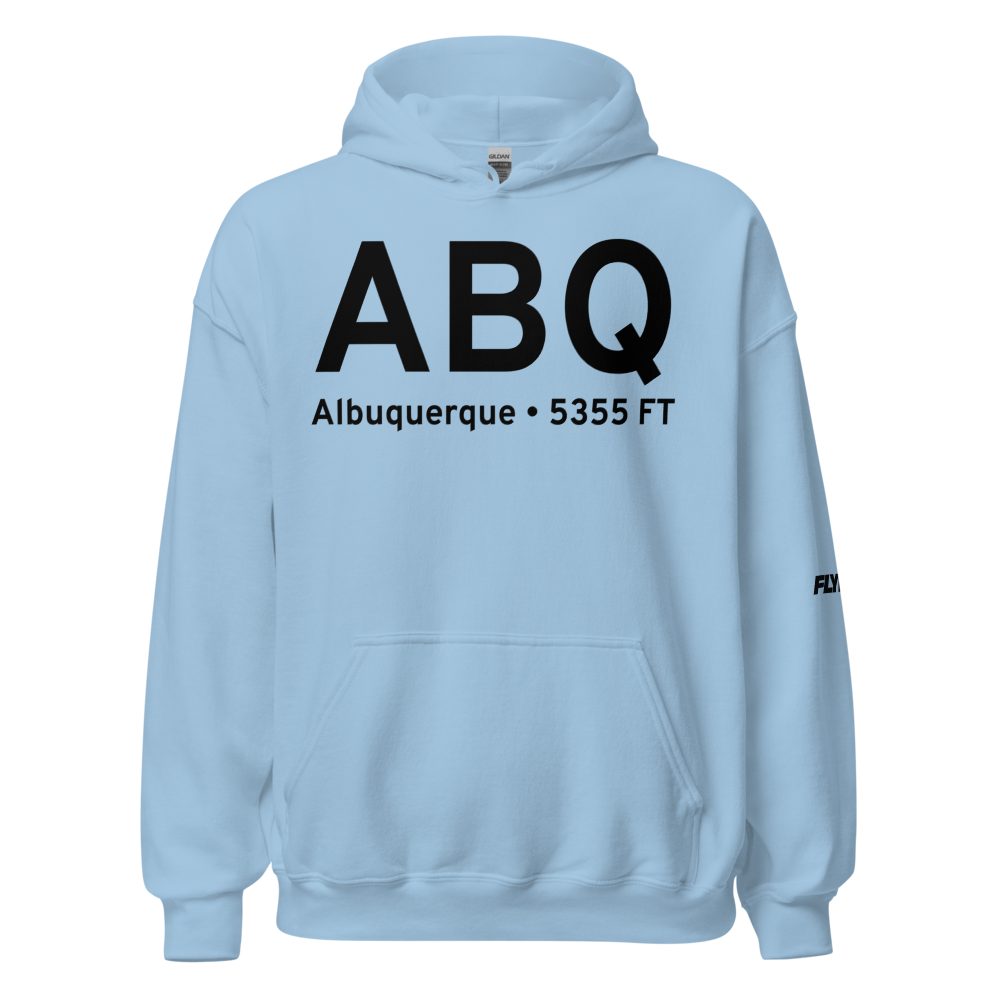 Albuquerque (KABQ) Airport Hoodie Sweatshirt 