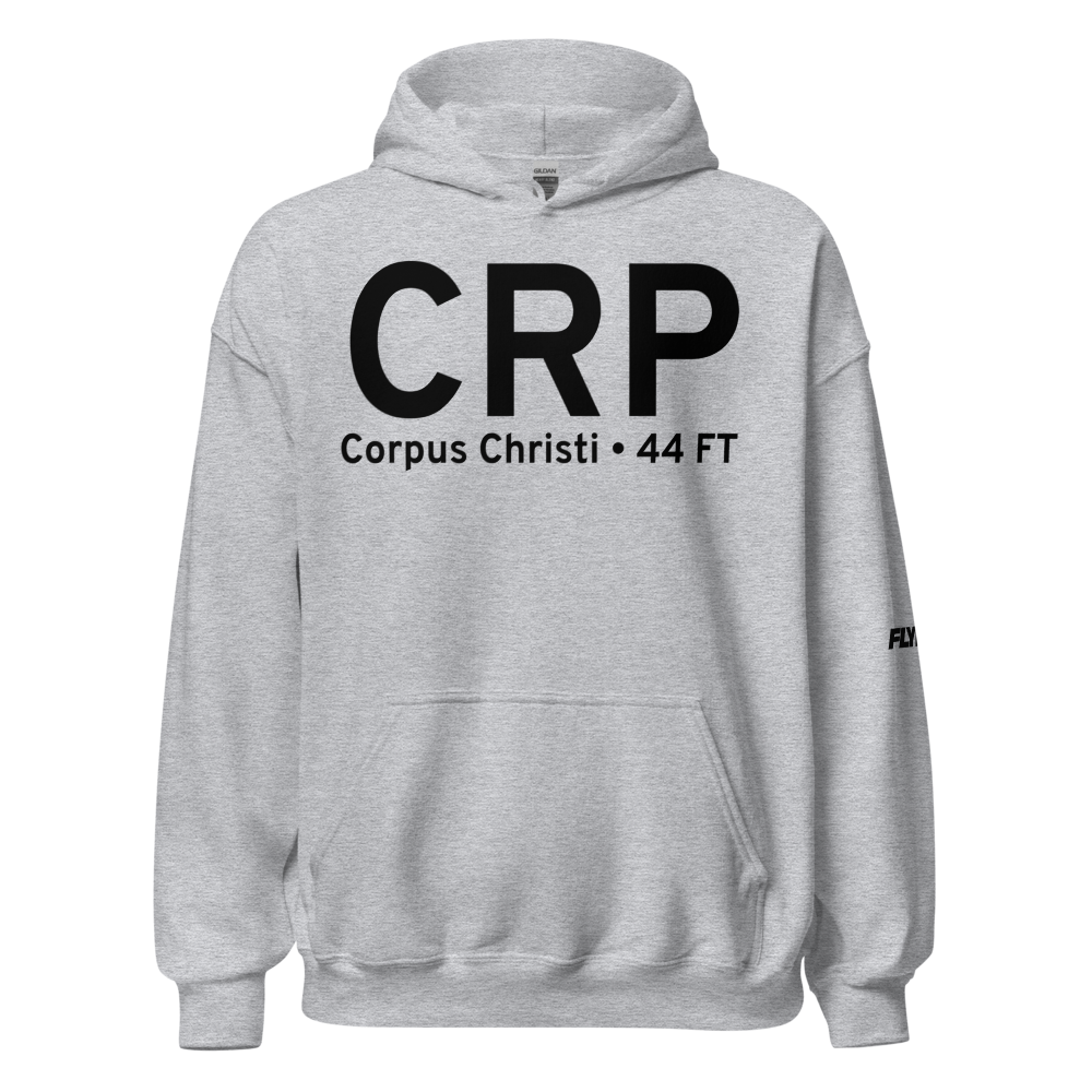 Corpus Christi (KCRP) Airport Hoodie Sweatshirt 