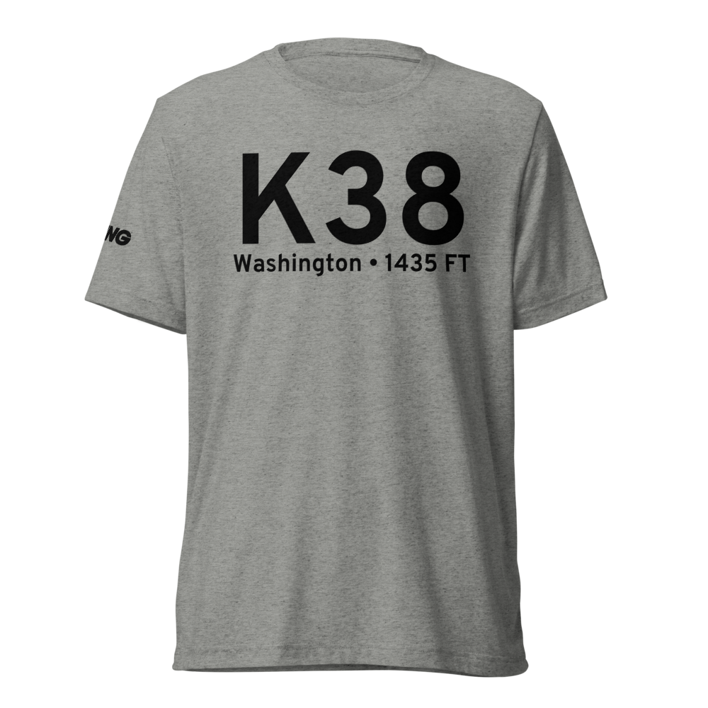 Washington (KK38) Airport Tri-blend T-Shirt 