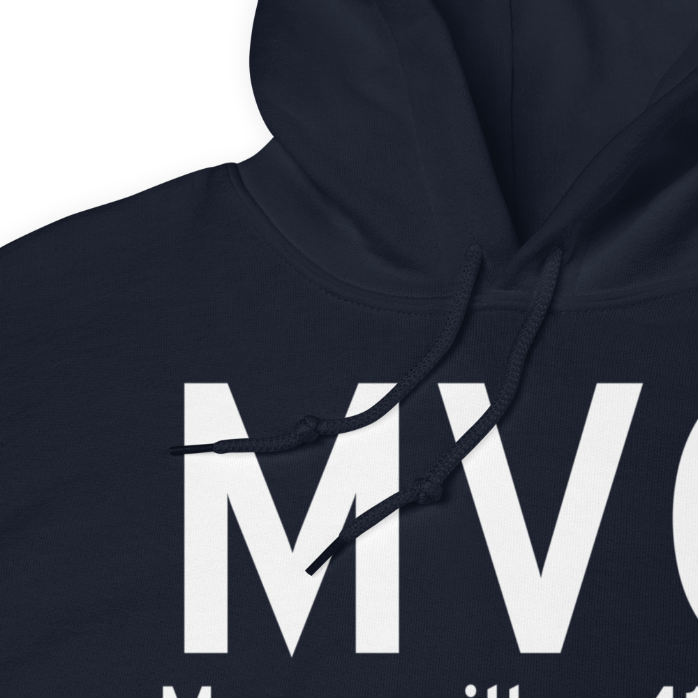 Monroeville (KMVC) Airport Hoodie Sweatshirt 