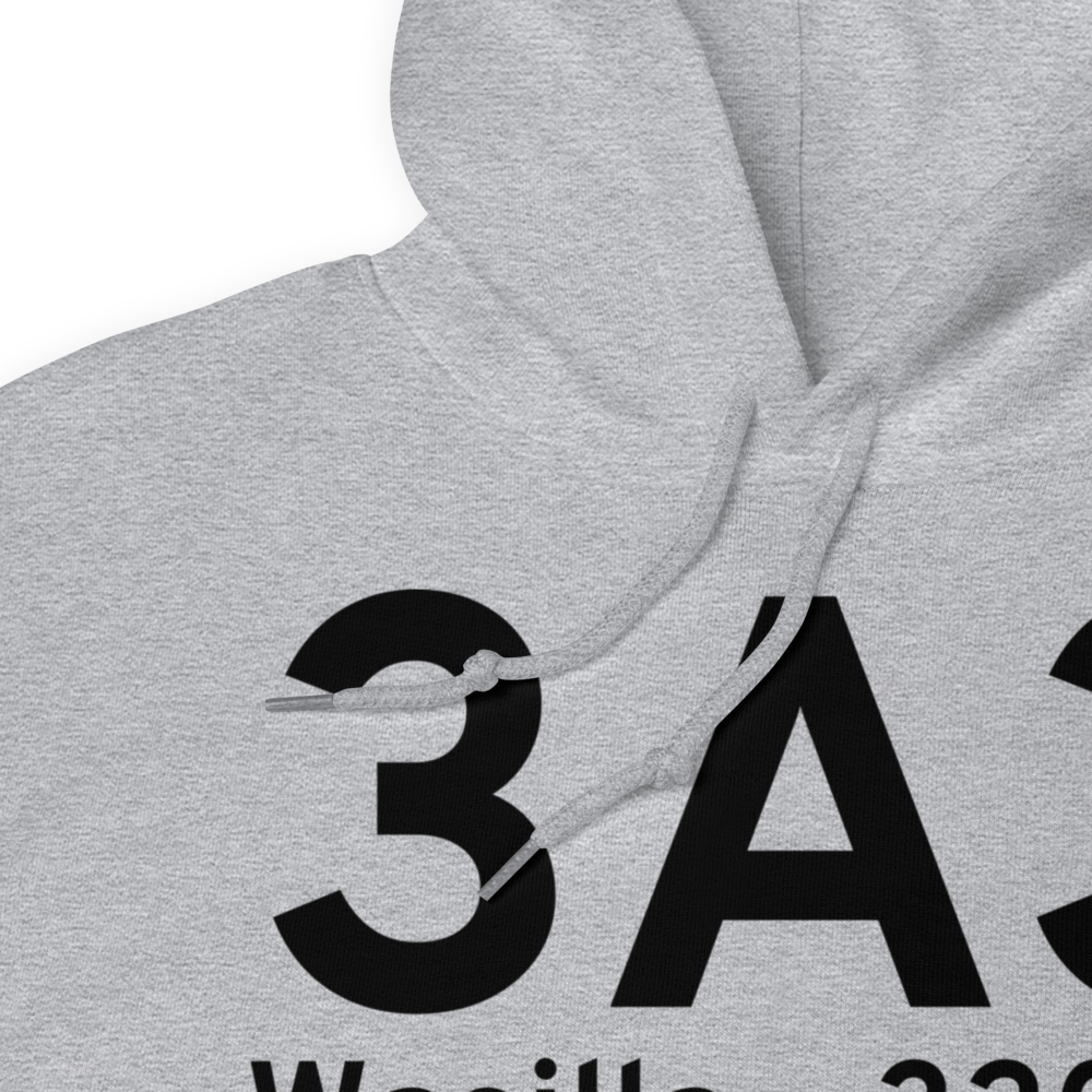 Wasilla (3A3) Airport Hoodie Sweatshirt 