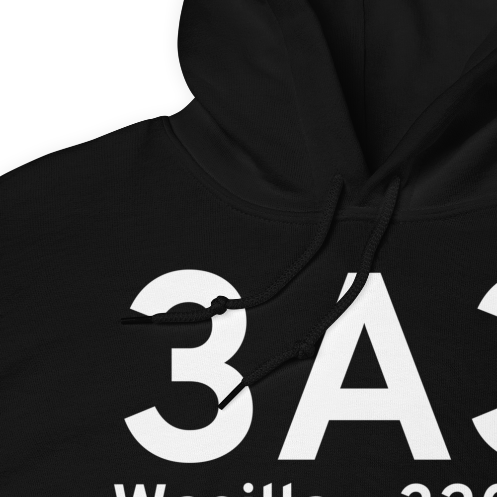 Wasilla (3A3) Airport Hoodie Sweatshirt 