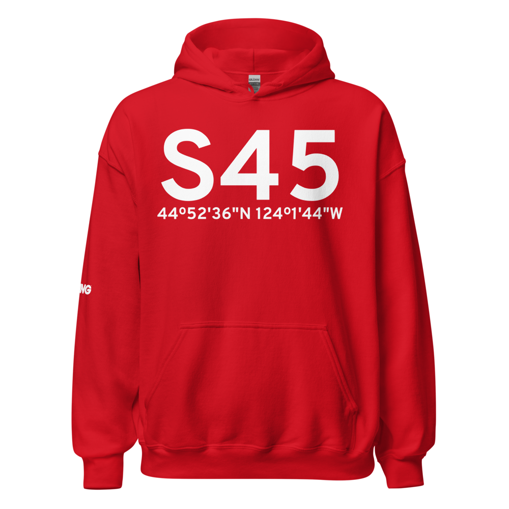 Gleneden Beach (KS45) Airport Hoodie Sweatshirt 