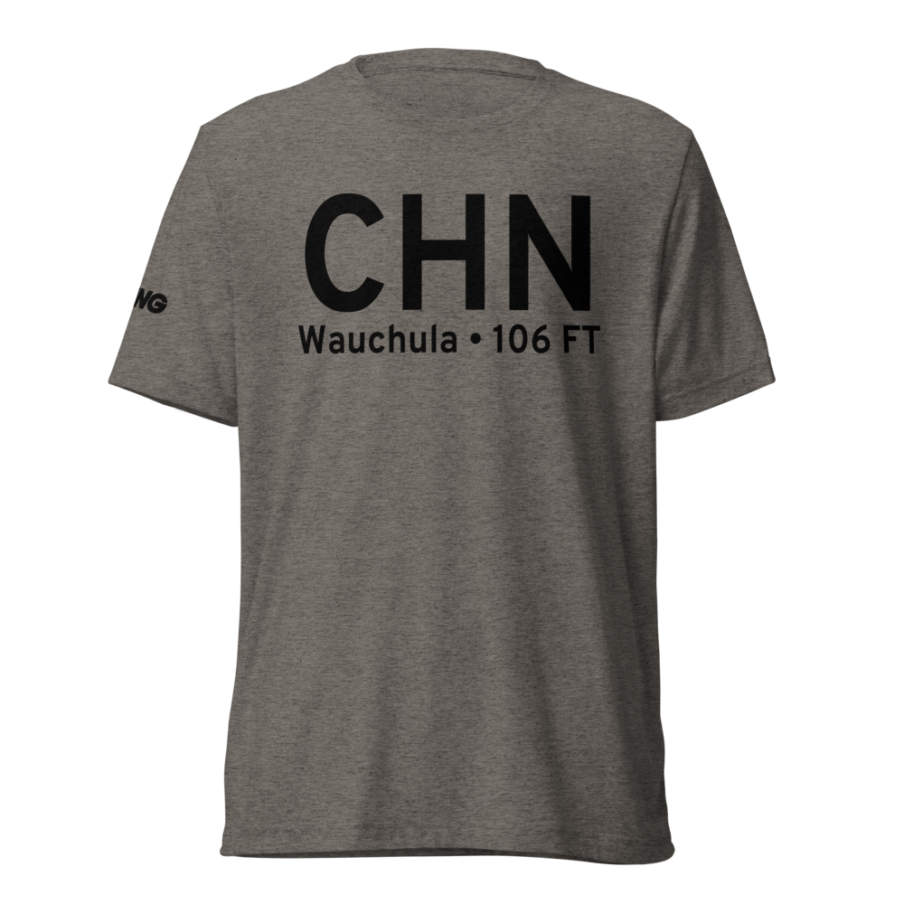 Wauchula (KCHN) Airport Tri-blend T-Shirt 