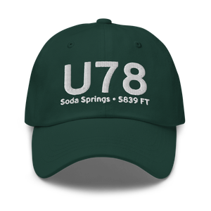 Soda Springs (KU78) Airport Hat