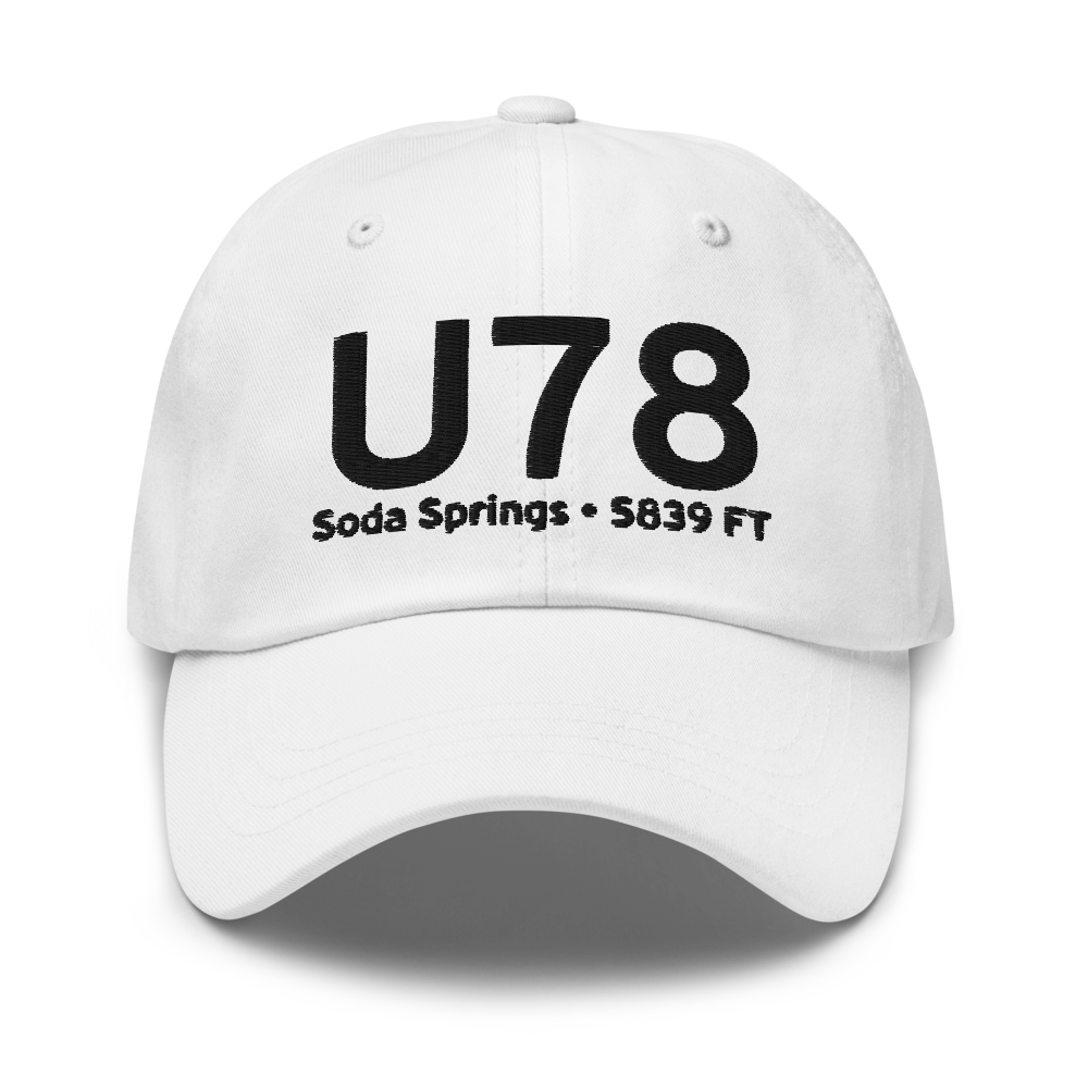 Soda Springs (KU78) Airport Hat 