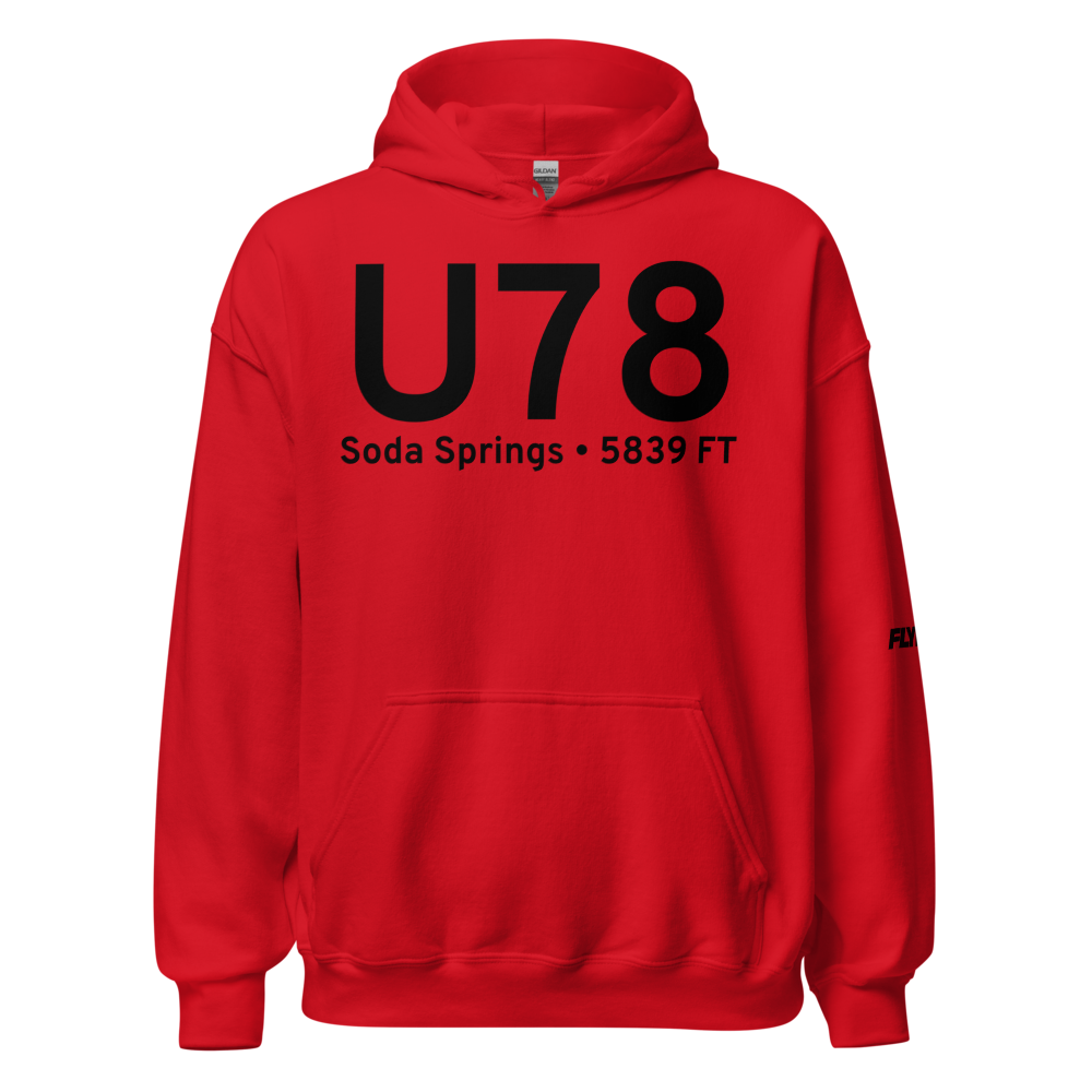 Soda Springs (KU78) Airport Hoodie Sweatshirt 