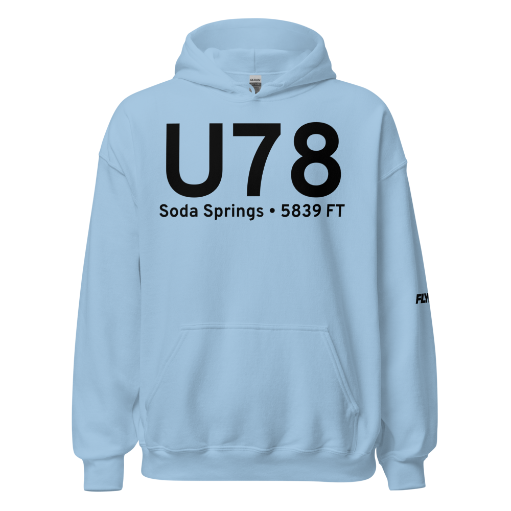 Soda Springs (KU78) Airport Hoodie Sweatshirt 