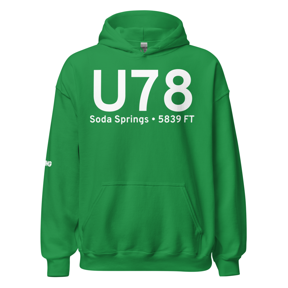 Soda Springs (KU78) Airport Hoodie Sweatshirt 