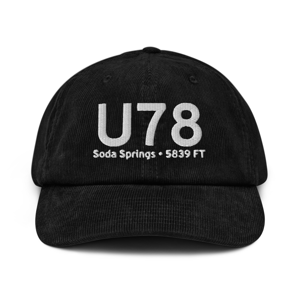 Soda Springs (KU78) Airport Hat 
