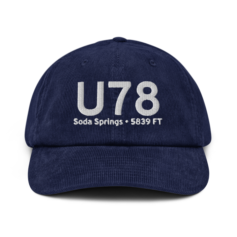 Soda Springs (KU78) Airport Hat 