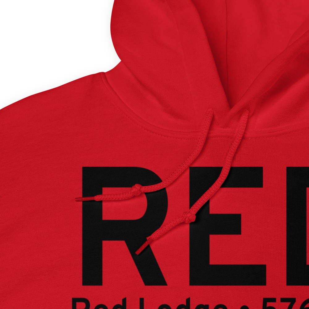 Red Lodge (KRED) Airport Hoodie Sweatshirt 