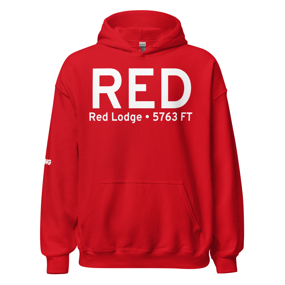 Red Lodge (KRED) Airport Hoodie Sweatshirt 