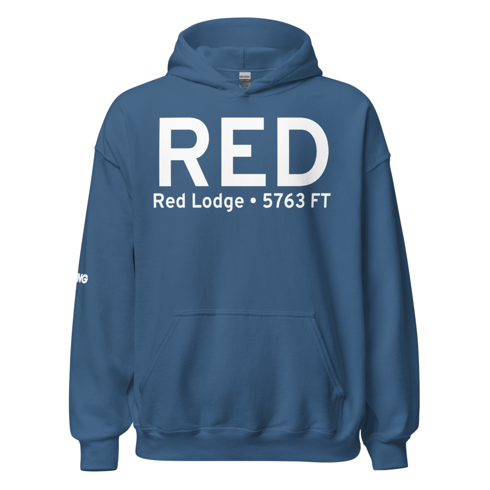 Red Lodge (KRED) Airport Hoodie Sweatshirt 