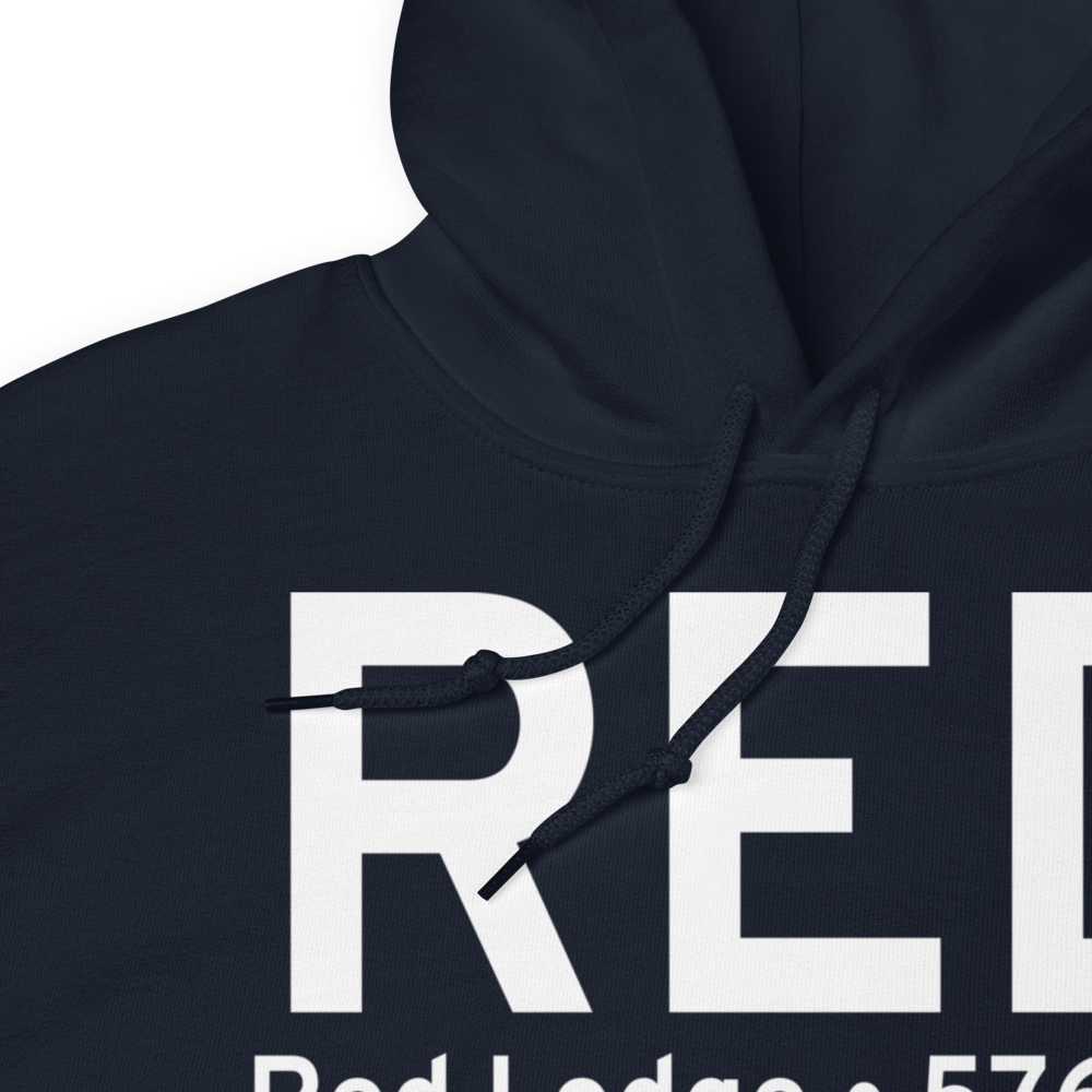 Red Lodge (KRED) Airport Hoodie Sweatshirt 