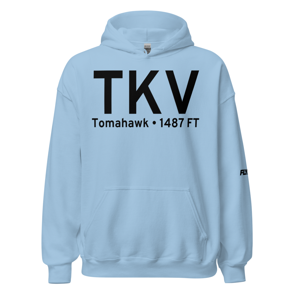 Tomahawk (KTKV) Airport Hoodie Sweatshirt 