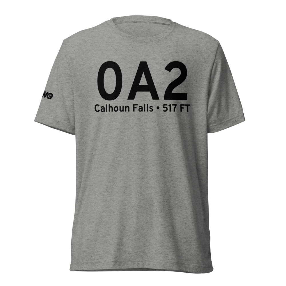 Calhoun Falls (K0A2) Airport Tri-blend T-Shirt 