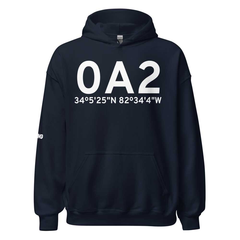 Calhoun Falls (K0A2) Airport Hoodie Sweatshirt 