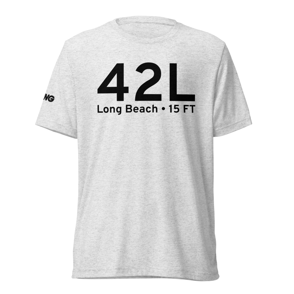 Long Beach (42L) Airport Tri-blend T-Shirt 