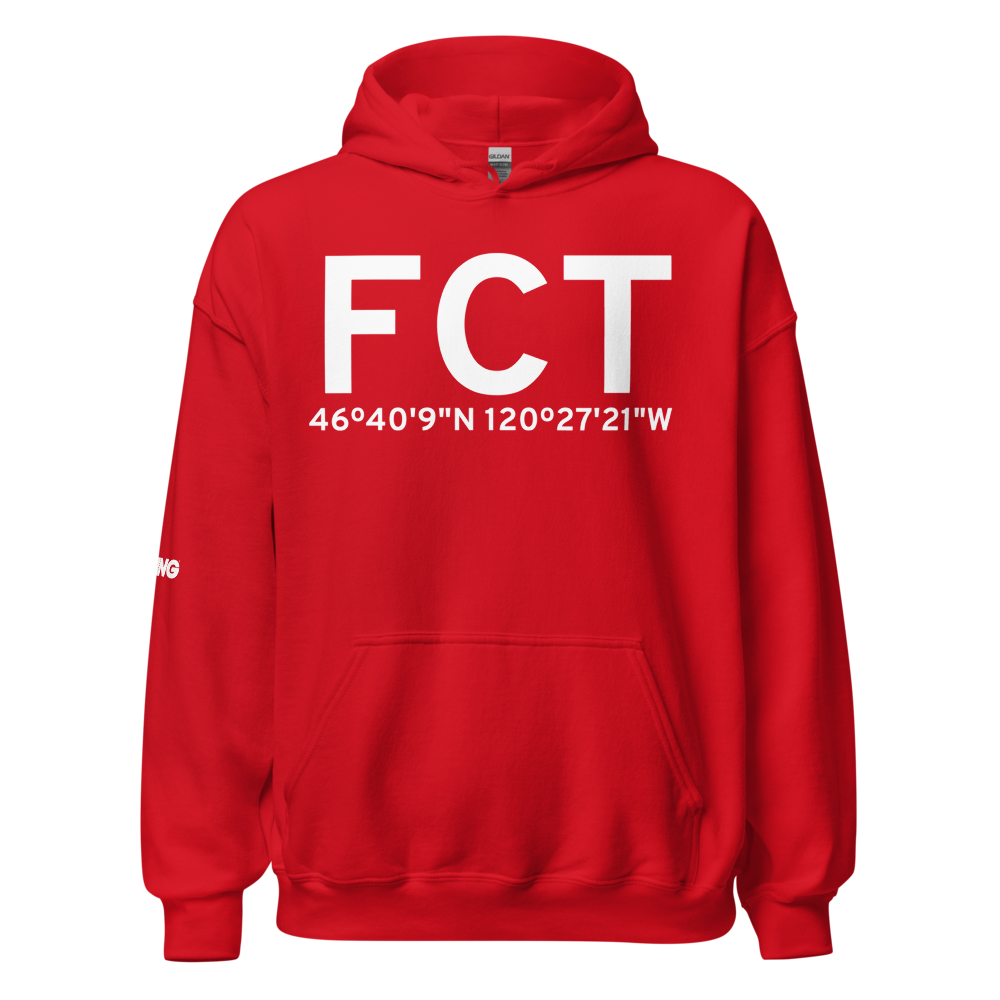 Yakima (KFCT) Airport Hoodie Sweatshirt 