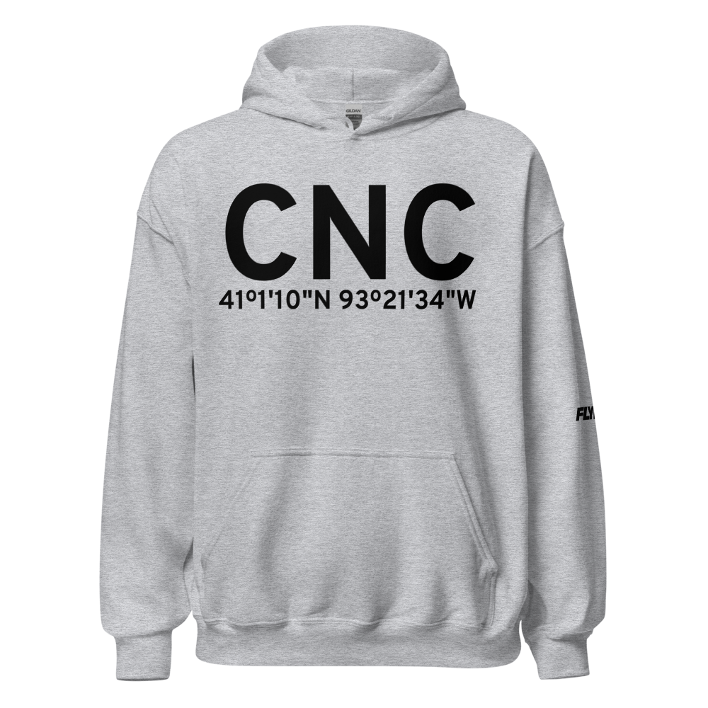 Chariton (KCNC) Airport Hoodie Sweatshirt 