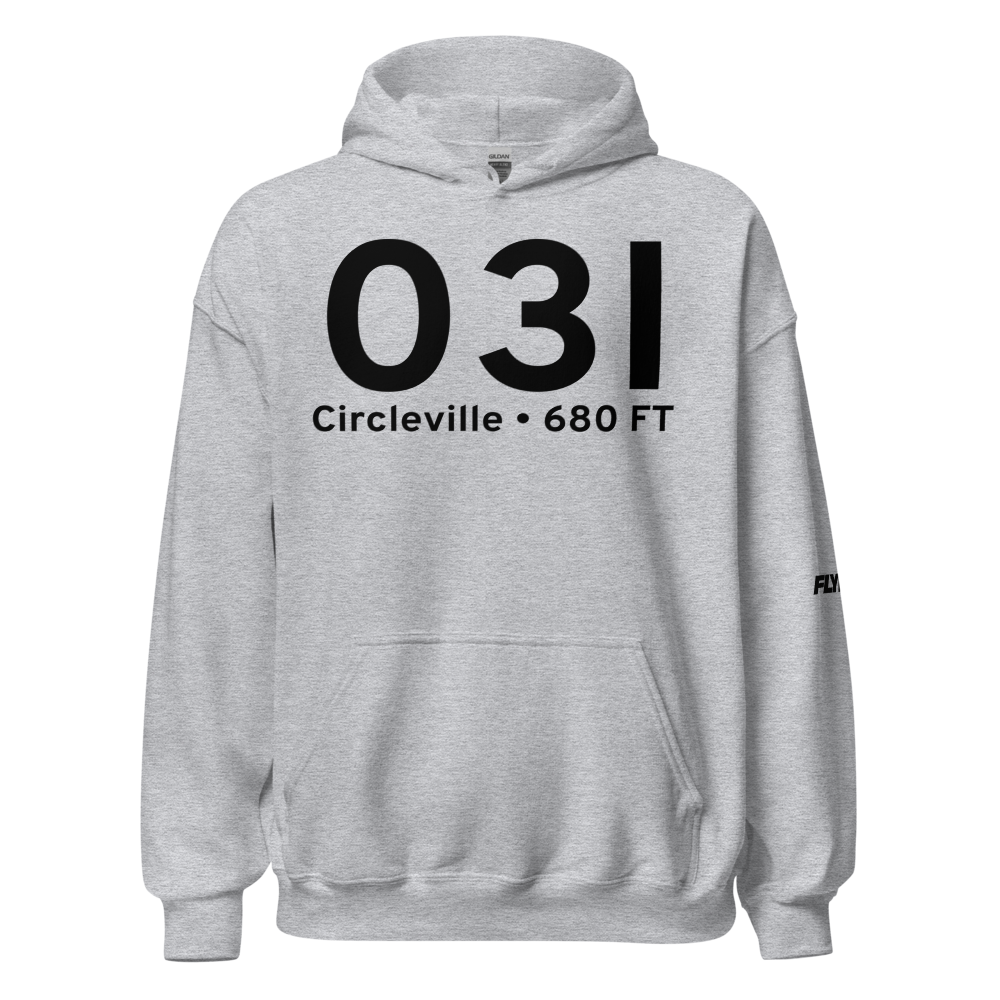 Circleville (03I) Airport Hoodie Sweatshirt 