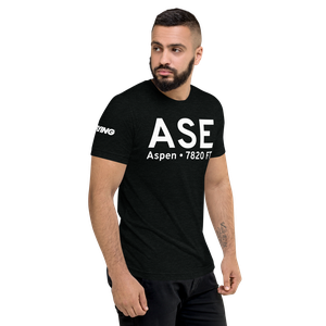 Aspen (KASE) Airport Tri-blend T-Shirt