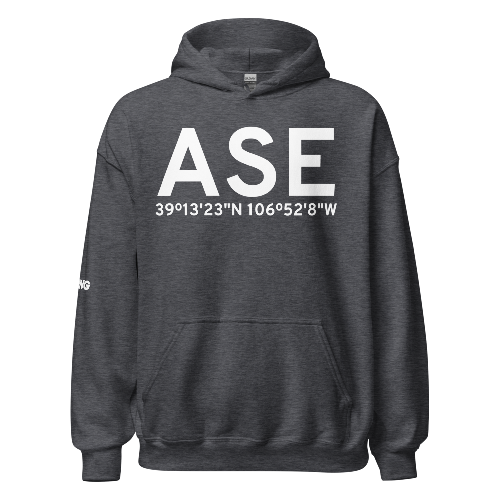 Aspen (KASE) Airport Hoodie Sweatshirt 