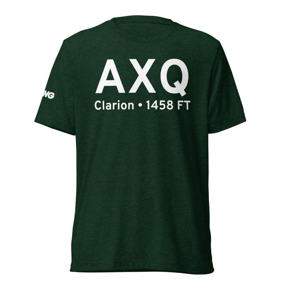 Clarion (KAXQ) Airport Tri-blend T-Shirt 