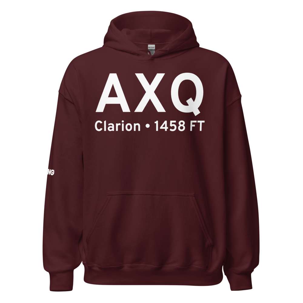 Clarion (KAXQ) Airport Hoodie Sweatshirt 
