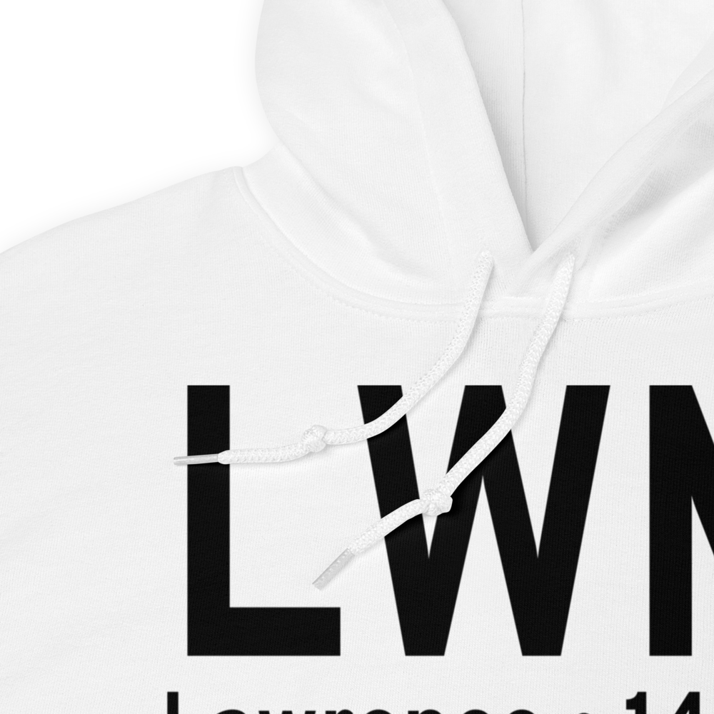 Lawrence (KLWM) Airport Hoodie Sweatshirt 