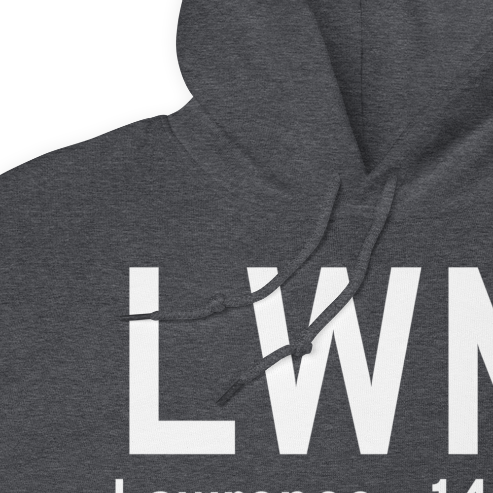 Lawrence (KLWM) Airport Hoodie Sweatshirt 