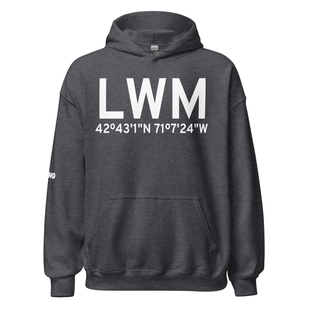 Lawrence (KLWM) Airport Hoodie Sweatshirt 