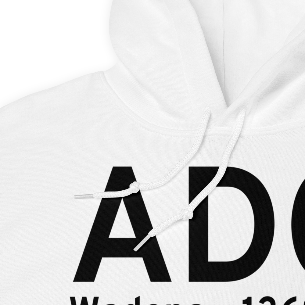 Wadena (KADC) Airport Hoodie Sweatshirt 