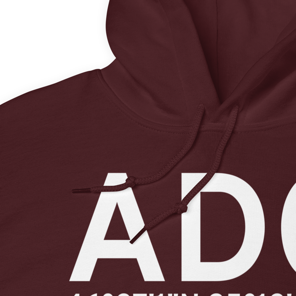 Wadena (KADC) Airport Hoodie Sweatshirt 
