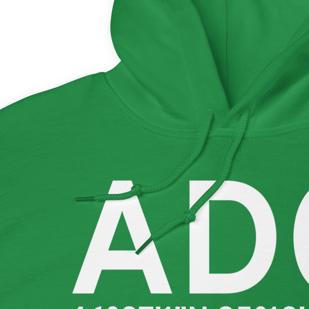 Wadena (KADC) Airport Hoodie Sweatshirt 