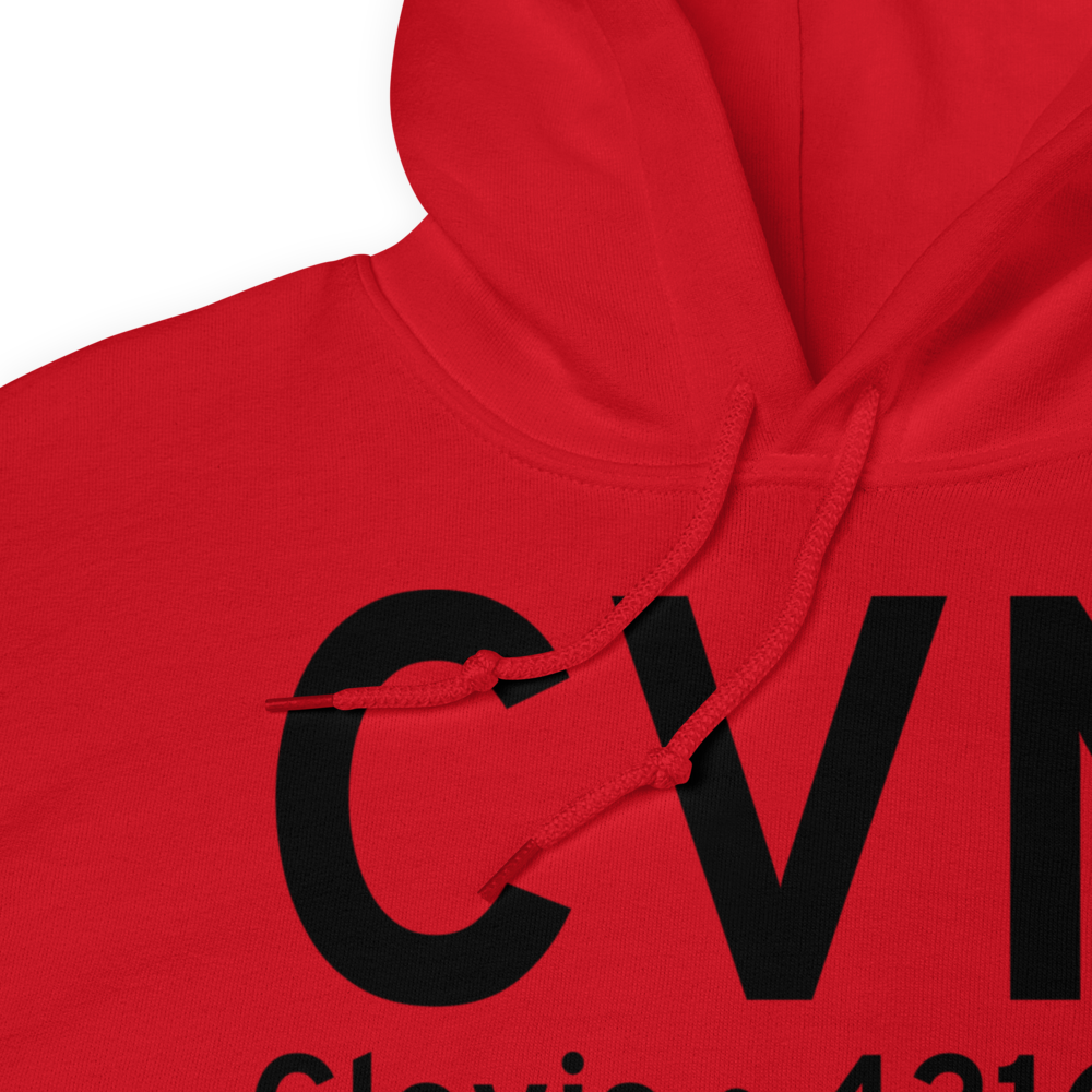 Clovis (KCVN) Airport Hoodie Sweatshirt 