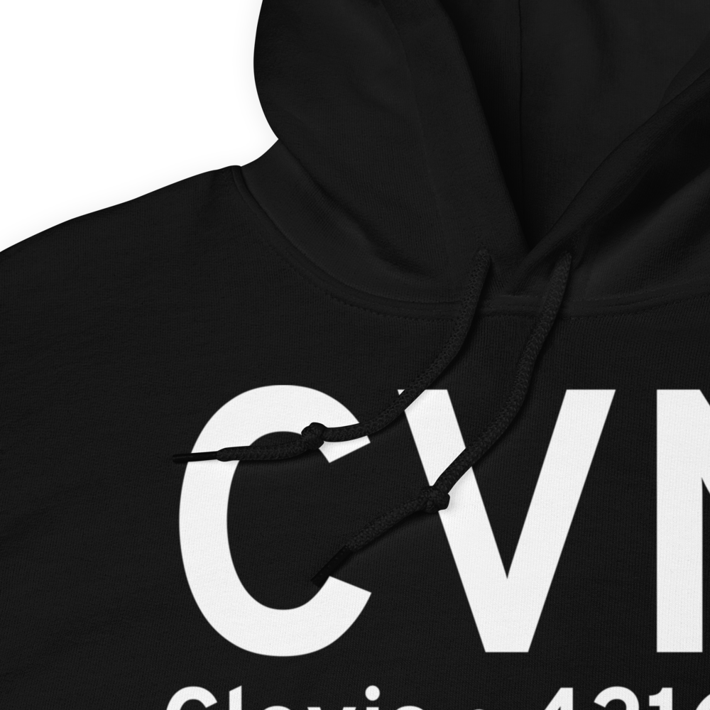 Clovis (KCVN) Airport Hoodie Sweatshirt 
