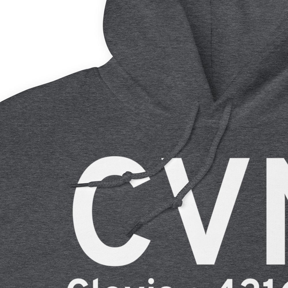 Clovis (KCVN) Airport Hoodie Sweatshirt 