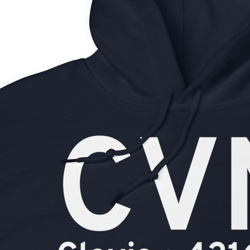 Clovis (KCVN) Airport Hoodie Sweatshirt 