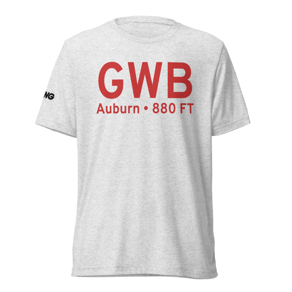 Auburn (KGWB) Airport Tri-blend T-Shirt 